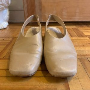 Everlane Square Toe Slingback Size 10 in Taupe